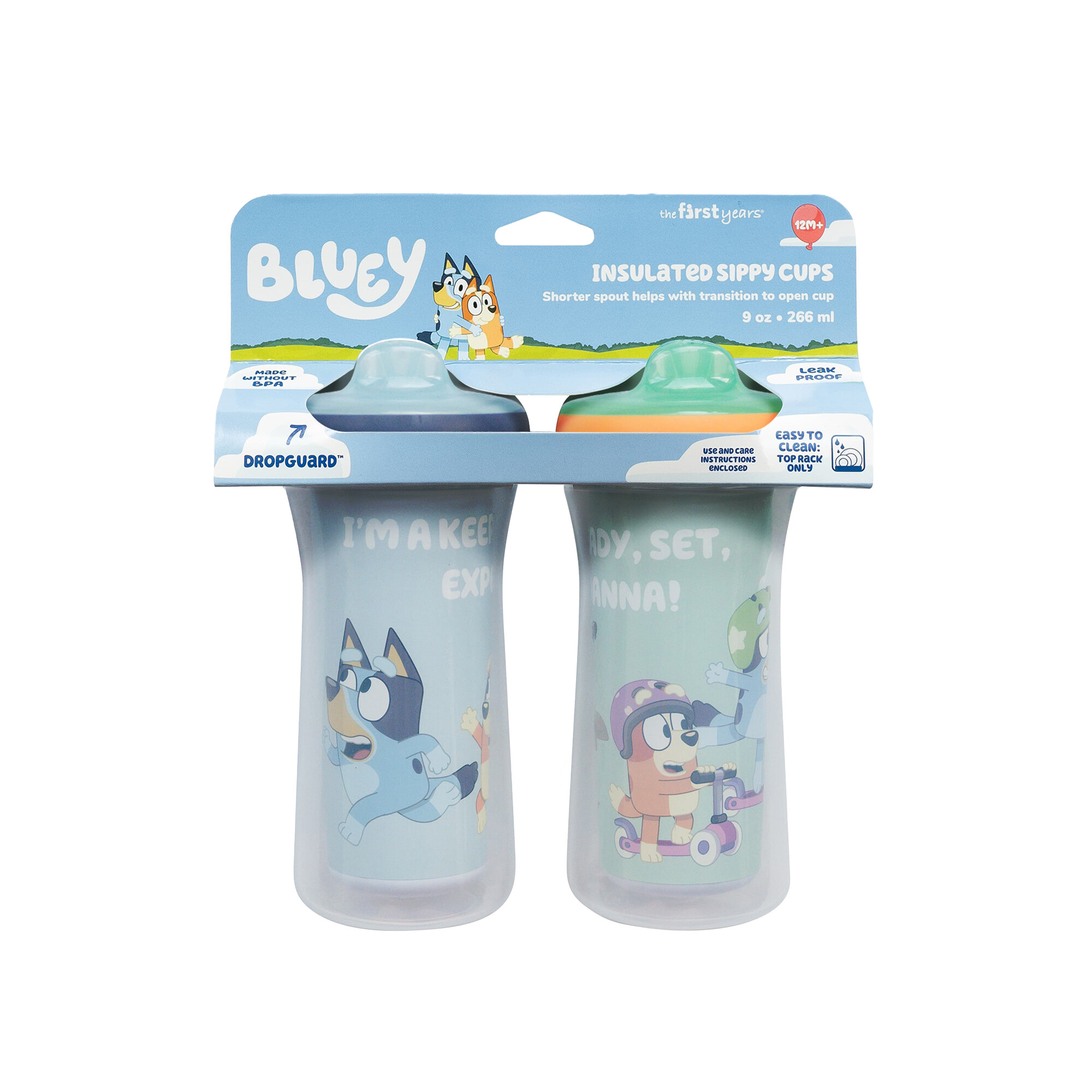 The First Years Bluey Insulated Sippy Cup 2-Pack, 9 Oz photo 6