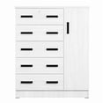 thumbnail image 6 of Better Home Products JCF Sofie 5 Drawer Wooden Tall Chest Wardrobe in White, 6 of 9