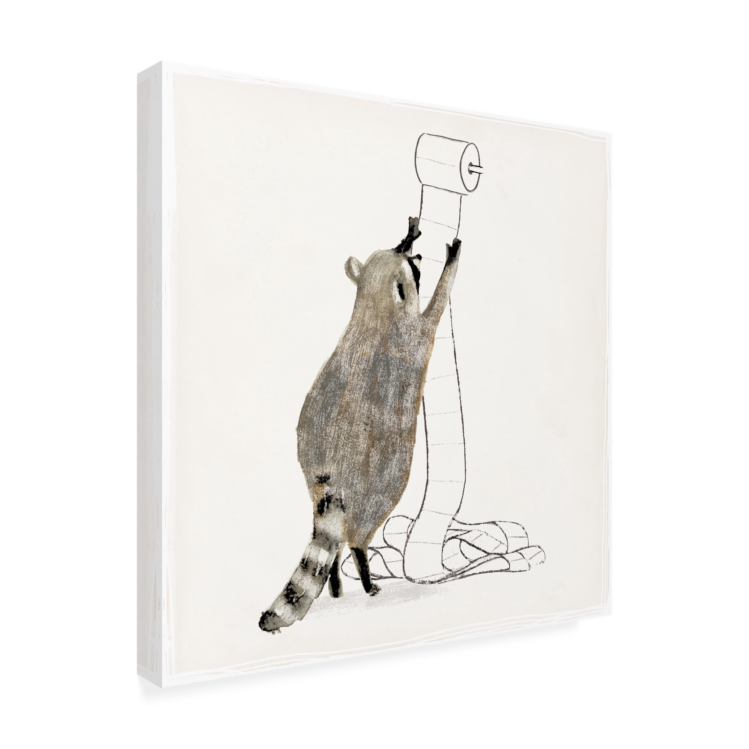 Victoria Barnes 'Rascally Raccoon IV' Canvas Art