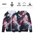 thumbnail image 3 of Sudadera con capucha de sublimación para hombre, suéter con estampado DIgital, bordado OEM, Unisex, personalizado, con cremallera completa, WW16, venta al por mayor, 3 of 5