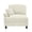 Beige+White#1, variant on Full Size Rustic Sofas, Sofa LSF Chenille W/1 Pillow -Beige White, Beige+White Modern Sofas,Chenille Leather Sofas, Furniture Primary Living Space Sofas