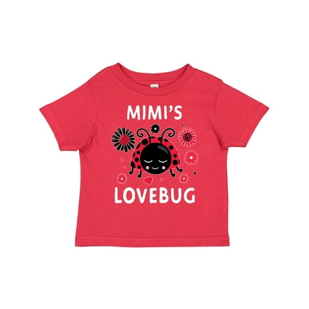 

Inktastic Valentine s Day Mimi s Lovebug Gift Toddler Boy or Toddler Girl T-Shirt