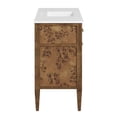 thumbnail image 4 of Modway Elysian 48" Single Sink Wood Bathroom Vanity in White/Brown, 4 of 17