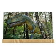 thumbnail image 3 of 14in Wood Grain Screen Amplifier HD Mobile Phone Screen Video Amplifier Folding Stand Gold, 3 of 8