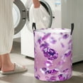 thumbnail image 5 of Purple Crystal Laundry Hamper Small Storage Basket/Toy Organizer/Dirty Clothes Bucket, 5 of 5