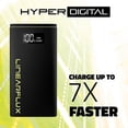 thumbnail image 2 of HyperDigital - 11,000mAh Portable Charger (charge 0-to-50% in 25 minutes, includes Lightning/USB-C cables), 2 of 6