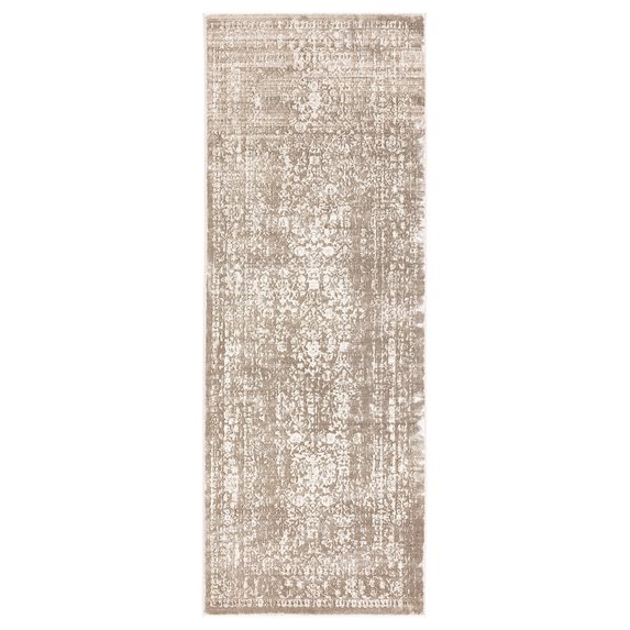 United Weavers Imperial Area Rug 1855 20194 Evolution Taupe Petals Vines 2' 7" x 7' 4" Rectangle