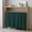 Green, variant on Pure Dark Green Small Sink Skirt 10"Wx11"L, Dustproof Under Sink Curtain with Self Adhesive Tape, Simple Solid Color Cabinet Curtain Cover for Bathroom Vanity, Kitchen Storage Shelf, RV