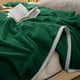 thumbnail image 5 of Manta de oficina para siesta, 1 unidad, funda para sofá de 150 x 200 cm, terciopelo de poliéster con estampado de piñas, transpirable, cómoda para el hogar y el salón (verde)., 5 of 8