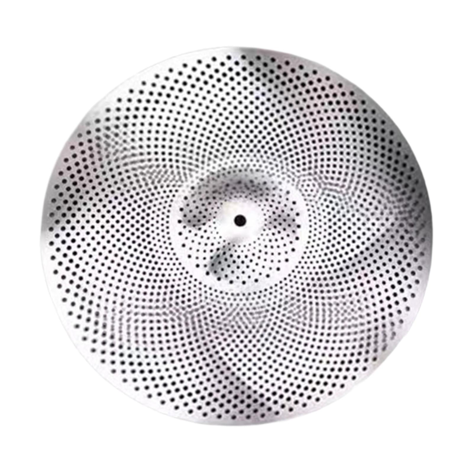 JWQFBC Drum Cymbal for Drmmer Practice Lightweight Drum Accessories Sturdy Quiet Cymbal 20inch