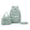 Green, variant on Student Backpack for School Season Three Piece Combination With Large Capacity Double Shoulder Back Design And Functional Lunch
