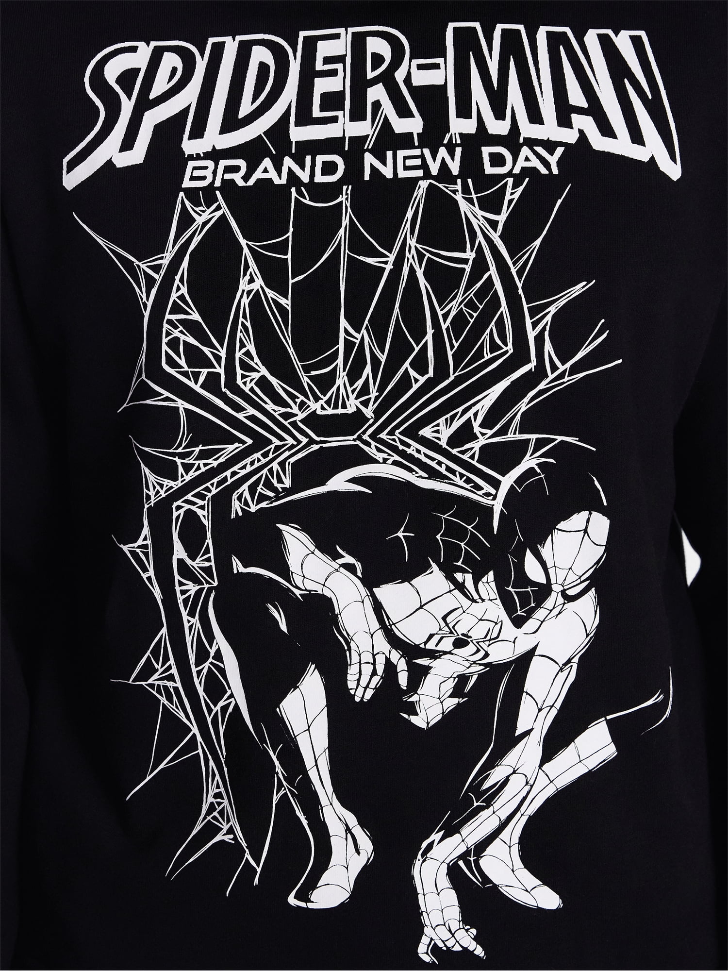 Spider-Man Men's and Big Men's Fight Poster Graphic Tee, Sizes S-3XL