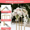 thumbnail image 3 of 10 PCs 31.5 "Tall Wedding Centerpieces, Metal Wedding Flower Stand for Wedding Party Decor Gold, 3 of 7