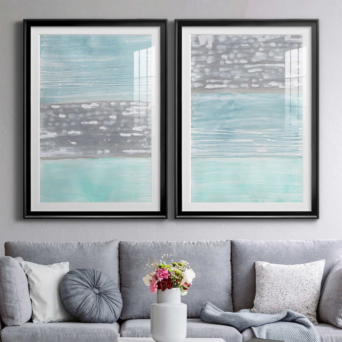 Wexford Home Hydrusphere I Premium Framed Print, 22.5" x 30.5" - Ready to Hang, Black (Set of 2)