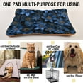 thumbnail image 5 of Cozy Mat Pet Bed Indoor Outdoor Warm Soft For Cat Dog Puppy(S/M) Deep Blue Flower, 5 of 6