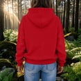 thumbnail image 5 of Women's Hooded Sweatshirt Long Sleeve Oversized Casual Pullover Hoodie Travel Hoodie S, 5 of 5