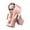 Pink, variant on TEC Cooling Clip-On Fan With LED Display 6 Speeds Rechargeable Portable Handheld Fan Sky Blue 1 Count