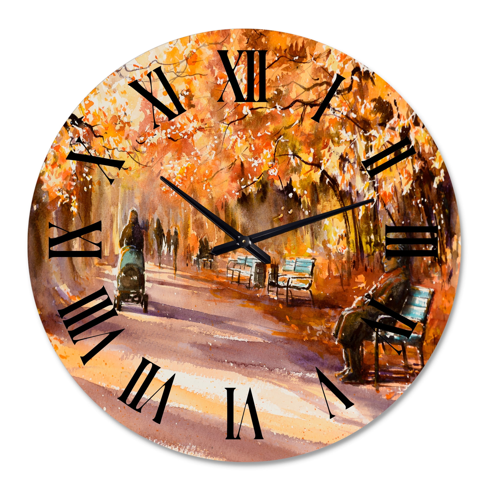 Designart 1 in Country Wall Clock