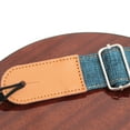 thumbnail image 2 of Miangastore Sangle en Coton Lin & Cuir Véritable Style Campagnard pour Ukulélé (Gris Clair), 2 of 8