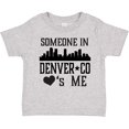 thumbnail image 3 of Inktastic Denver Colorado Someone Loves Me Skyline Boys or Girls Toddler T-Shirt, 3 of 5