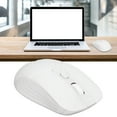thumbnail image 4 of Wireless Mouse, Laptop Mouse Ergonomic Design 2.4GHz Wireless Classic Design Strong Compatibility  For Office White, 4 of 8