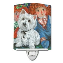 Caroline's Treasures PPP3226CNL Westie Ragdoll Ceramic Night Light, 6x4x3", multicolor