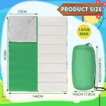 3 Pcs 0 Degree Camping Sleeping Bags Bulk for Adults Kids