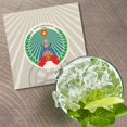 thumbnail image 2 of Ethiopia Coat Of Arms 4'' X 4'' Square Wooden Coaster, 2 of 3
