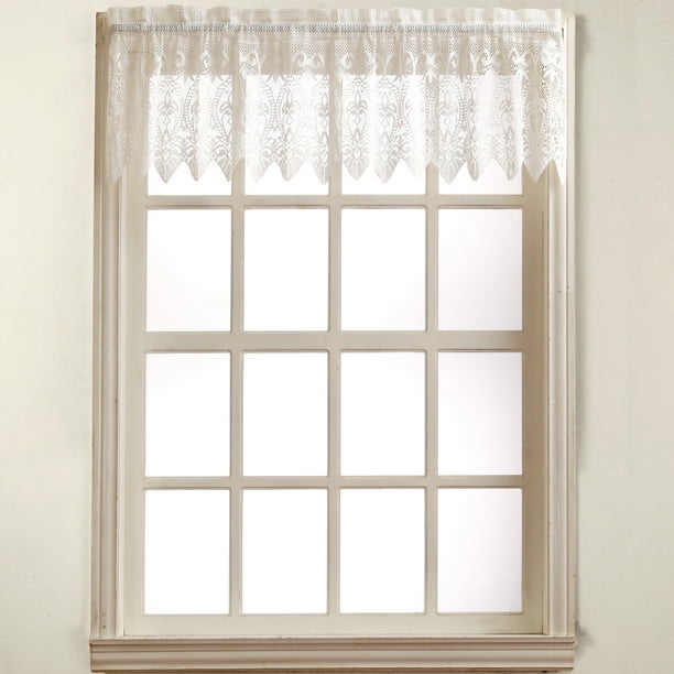 Lace kitchen window curtains