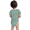 thumbnail image 5 of Daiia Dachshund Dog Puppy Printed Unisex-Baby Short Sleeve Onesies Bodysuits Baby Climbing Clothes Soft and Comfortable Romper with Expandable Shoulder Design-3 Months, 5 of 8