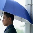 thumbnail image 2 of Homoyoyo 10 Pcs Umbrella Tall Beads White Umbrella Bone Covers for Rainy Days, 2 of 6