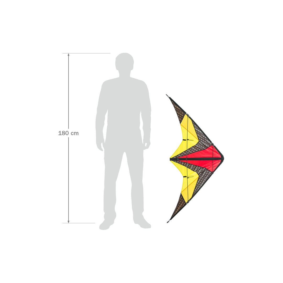 HQ Kites and Designs 11234660 Quickstep II Kite, Graphite