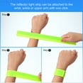 thumbnail image 4 of Uxcell Reflective Slap Bands, Reflector Band Snap Bracelet, Dark Blue 12 Pcs, 4 of 7
