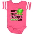 thumbnail image 3 of Inktastic Happy St. Patrick's Day Green Hat and Clovers Boys or Girls Baby Bodysuit, 3 of 5