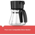 thumbnail image 2 of BLACK+DECKER CM0755S 4-in-1 5-Cup Coffee Station Coffeemaker, Stainless Steel, 2 of 9