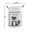 thumbnail image 3 of PEACNNG Large Cartoon Animal Folding Waterproof Laundry Hamper,Clothes Storage Baskets, Home Decoration Barrel, Kids Toy Organizer Basket, 3 of 5