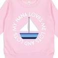 thumbnail image 3 of Inktastic My Nana Loves Me Sailboat Boys Toddler Sweatshirt, 3 of 4