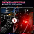 thumbnail image 2 of 2PCS Car USB Night Lights, Touch Dimmable Vehicle Interior Ambient Lamp, Portable Retro Glass LED Light for Auto Decorations, Bedroom, Office, Travel, Camping, Gifts for Women and Men, 2 of 7