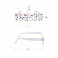 thumbnail image 5 of grinderPUNCH Elegant Fashion Designer Inspired Purple Rectangular Party Sunglasses, 5 of 5
