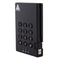 thumbnail image 2 of Disco duro externo portátil Apricorn Aegis Padlock 500GB, 2 of 5