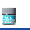 thumbnail image 1 of Mr. Hobby Aqueous H53 Semi-Gloss Neutral Gray Acrylic Paint 10ml, Moderate Sheen Neutral Gray Tone, Water-Based Acrylic Paint for Scale Models, Miniatures and General Model Detailing, 1 of 3