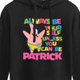 thumbnail image 3 of SpongeBob SquarePants - Always Be Yourself Patrick - Juniors Cropped Pullover Hoodie, 3 of 6