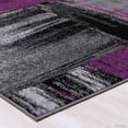 thumbnail image 5 of Allstar Rugs Allstar Exclusive Modern Abstract Brush Streak Area Rug Purple 4' 11"x6' 11" 5' x 8', 5 of 7
