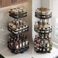 thumbnail image 1 of Estante de almacenamiento de cocina giratorio de 360 grados, estante de almacenamiento de condimentos, caja de almacenamiento, tarro de condimentos para aceite, sal, salsa y vinagre, 1 of 5