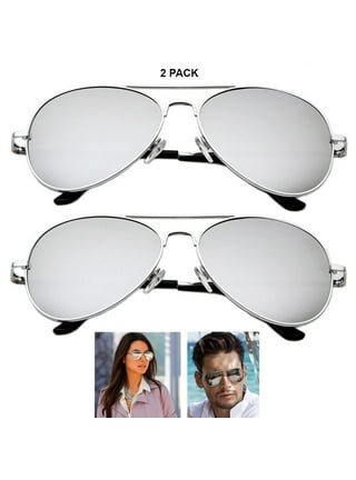 4 Pack Rimless Rectangle Sunglasses Vintage Rimless Eyewear Retro