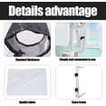 thumbnail image 2 of HAHDAXIA Universal Window Seal for Portable Air Conditioner, 158Inch/400CM Cloth Sealing AC Kit with Adjustable Coupler and Adhesive Fastener for Casement Windows, 2 of 5