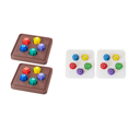thumbnail image 1 of Juego Tradicional Gonggi Jack Stone Pebbles Gifts (10 Dados Con 2 Platos), 1 of 6