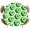 Green, variant on Green Football Round Tablecloth 45-54 Inch Round Fitted Table Cloth with Elastic Edge, Watercolor Soccer Geometric Sports Waterproof Table Cover Protector for Outdoor Picnic Party Dining