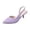Purple, variant on Women's Stiletto Heel Pointed Toe Closed Toe Ankle Strap Solid Color High Heels