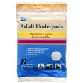 thumbnail image 1 of Coralite Adult Disposable & Absorbent Underpads X-Large 2 count, 6 PACK (12 Underpads Total), 1 of 1